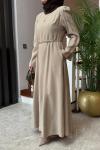 Mirage Elbise  Bej