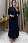Ceyda Elbise Lacivert