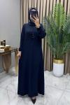 Eylem Elbise Lacivert