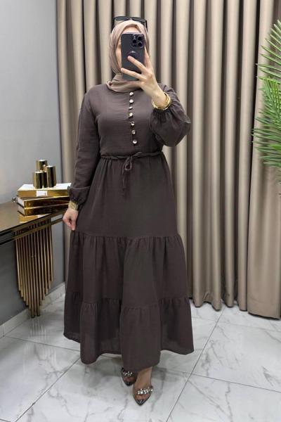 Gülşah Elbise Kahve