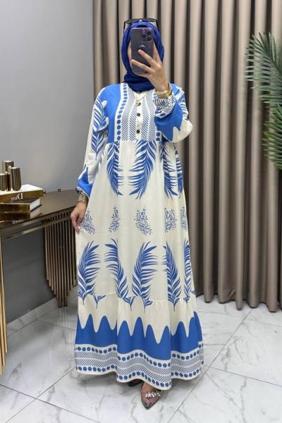 Melek Elbise İndigo Mavi