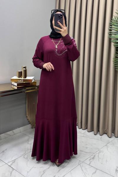 Seven Abiye Elbise Mürdüm