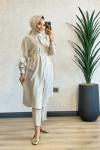 1009-2 Londra Keten Tunik Bej