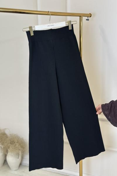 14173 Triko Elegance Pantolon Siyah