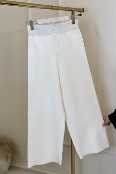 14173 Triko Elegance Pantolon Ekru