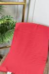 1732 İpeksi Viskon Şal Kırmızı