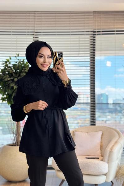 2029 Aden Gömlek Siyah