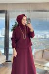 22821 Lilyum Takım Bordo