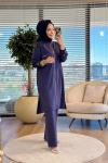 26141 Ön Fermuarlı Midi Boy Pant. Takım Lacivert