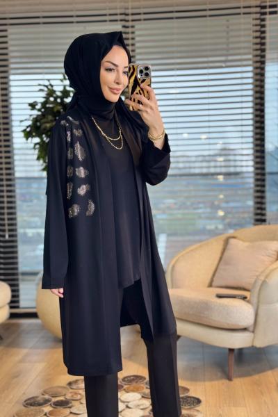 26526 Funda Leopar Kap Siyah