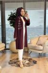 26526 Funda Leopar Kap Bordo