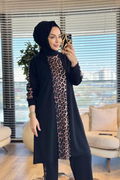 26610 Ege İkili Takım Siyah Kahve