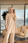 26622 Dilek Osyho Taşlı Takım Bej