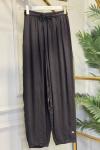 34207 Tencel Konik Pantolon Siyah