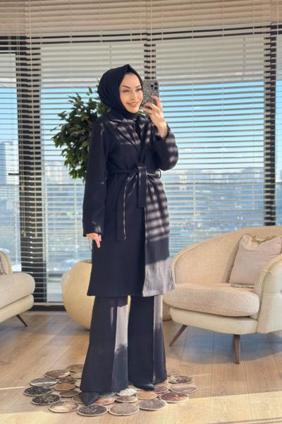 35710 Basıc Kaban Siyah