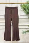 3688 İspanyol Paça Pantolon Kahve
