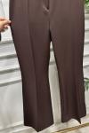 3688 İspanyol Paça Pantolon Kahve