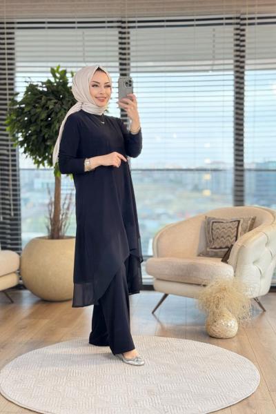 3927 Nazar Takım Siyah