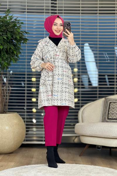 4000 Tuvit Ceket Ekru