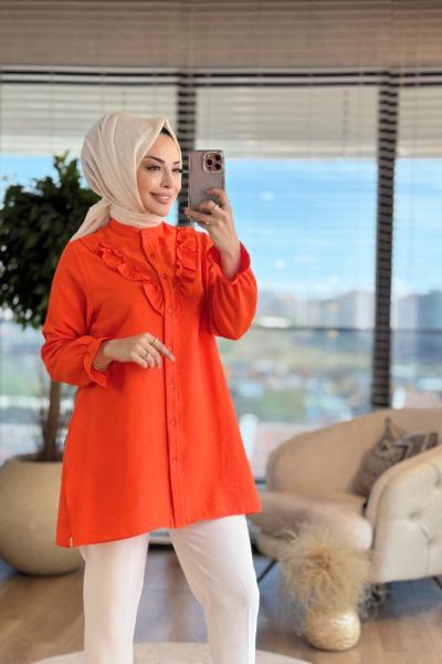 4028 Elsa Gömlek Oranj