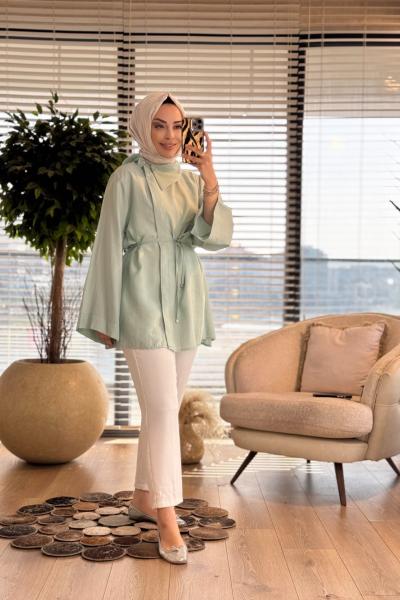 4470 Mardin Tunik Yeşil