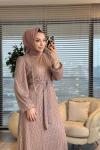5062 Lokma Elbise Bej