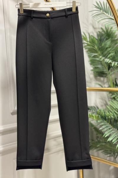 5601 Newyork Duble Paça Pantolon Siyah