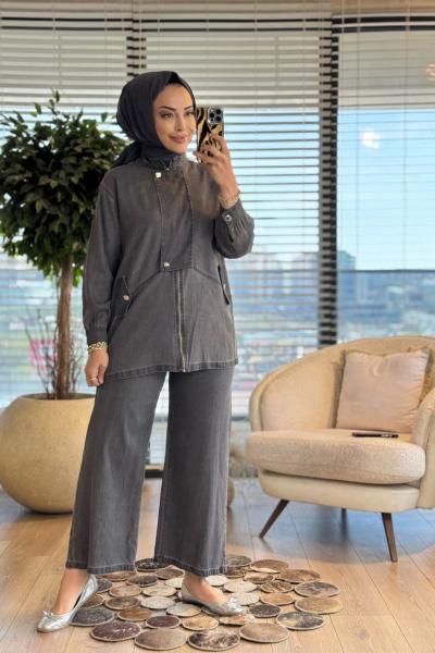 7490 Gurbet Takım Antrasit