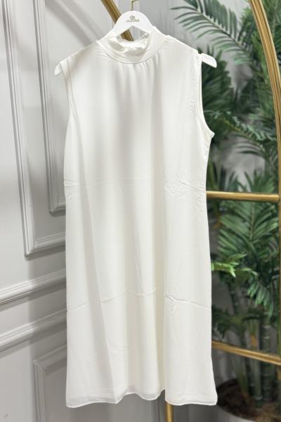 772 Önü Şifonlu İçlik Ekru