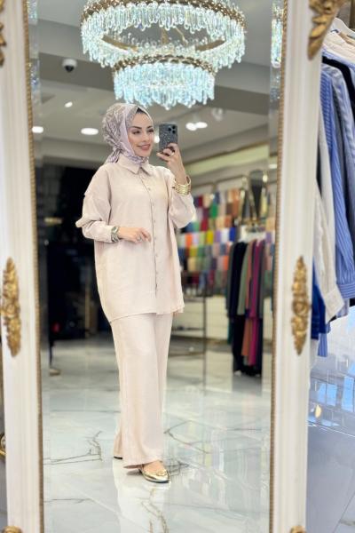 8082 İlksen Takım Bej