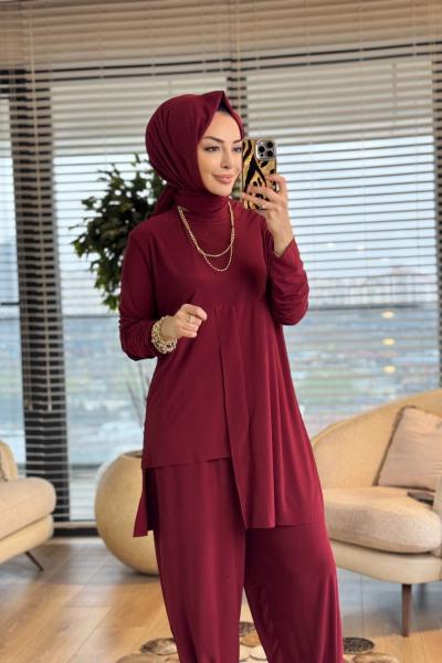 9014 Ay Takım Bordo