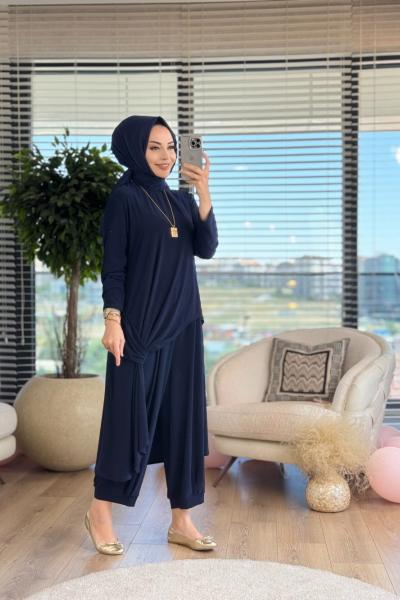 9065 Firuze Takım Lacivert