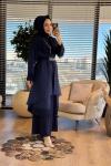 HWN6282 Belgin Üçlü Takım Lacivert