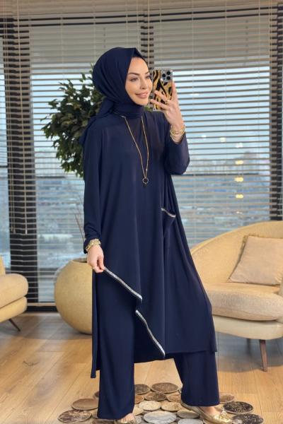 HWN8010 Asya Takım Lacivert