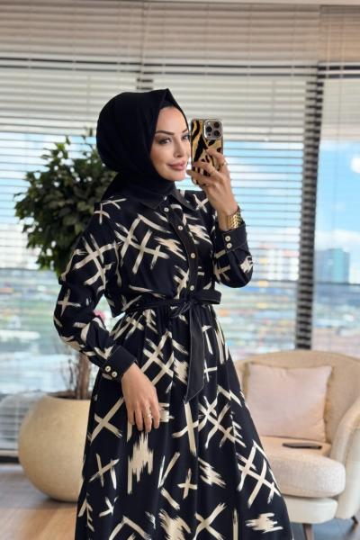 LYL304 Rüya Elbise Siyah