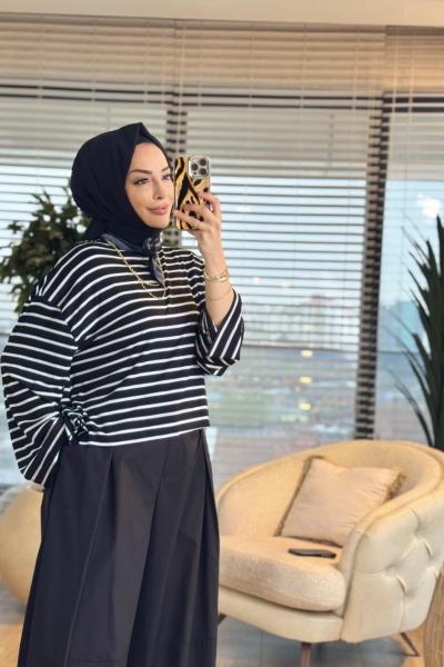 MRW1685 Marbella 3lü Takım Siyah