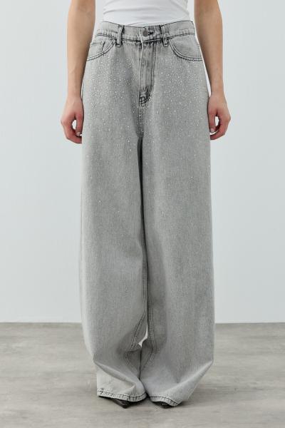 MRW1770 Very Shiny Denim Pantolon Gri