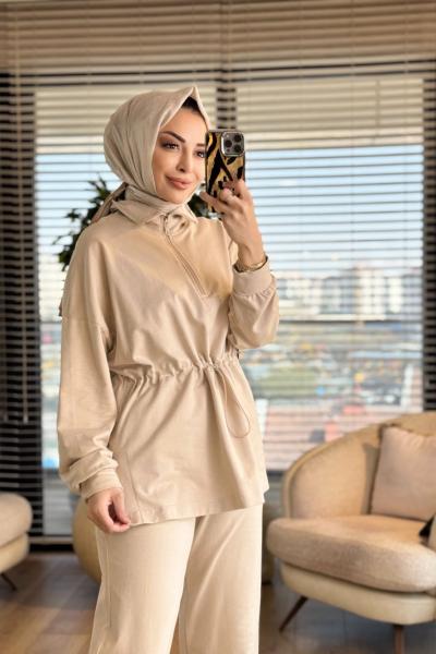 MRW1778 Mix Takım Bej