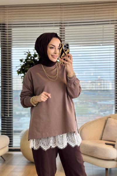 MRW1793 Loli Sweat Kahve