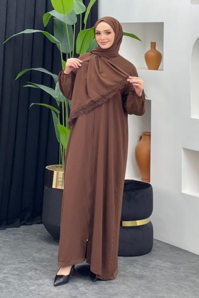 Fermuarlı Namaz Elbisesi