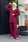 Işıl Triko Pantolonlu Takım