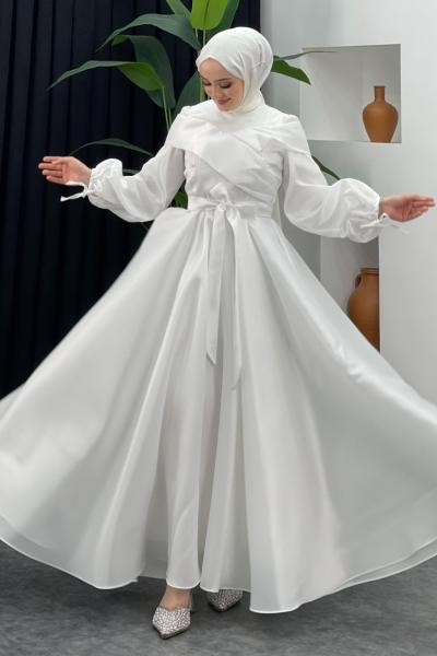 Kabarık Parlak Abiye