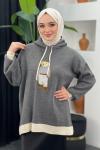 Kapşonlu Ayıcıklı Sweat