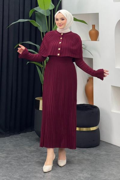 Kelebek Pelerinli Elbise