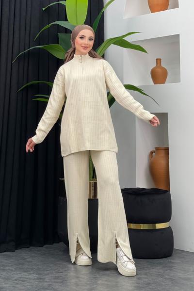 Kış Triko Pantolonlu Takım