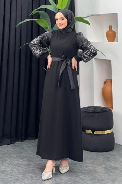 Kolu Gül Detaylı Abiye