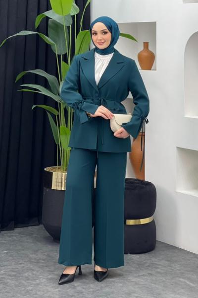 Mina Ceket Pantolonlu Takım