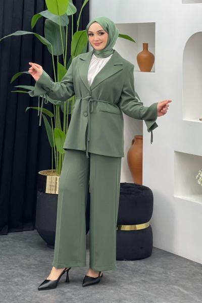 Mina Ceket Pantolonlu Takım