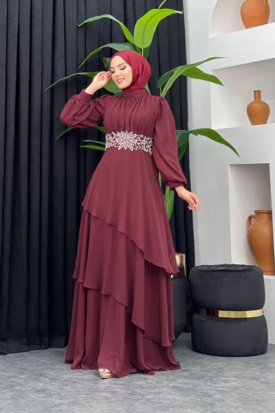 Sadakat Şifon Abiye