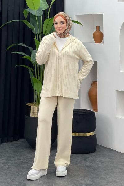 Taşlı Pantolonlu Takım